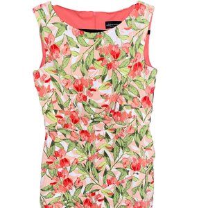Connected Floral Design Sleevless Dress Size 6P